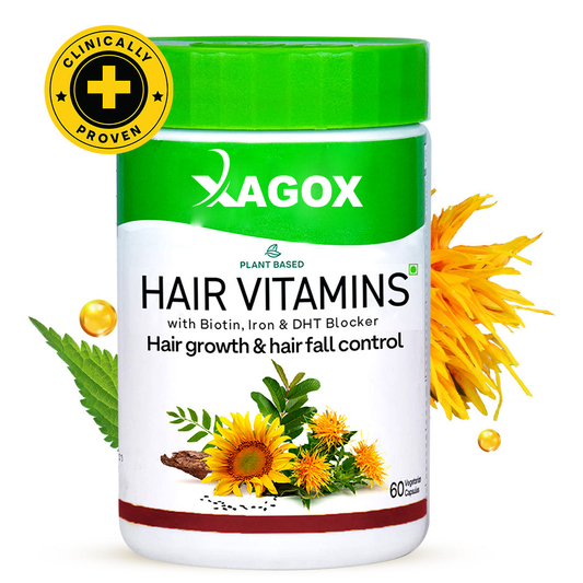 Xagox® Hair Vitamins for Hair Re-Growth - 60 Capsules