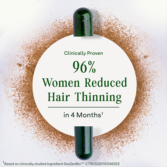Xagox® Advanced Hair Growth Actives | Anti-Thinning Hair Formula for Women - 90 Capsules