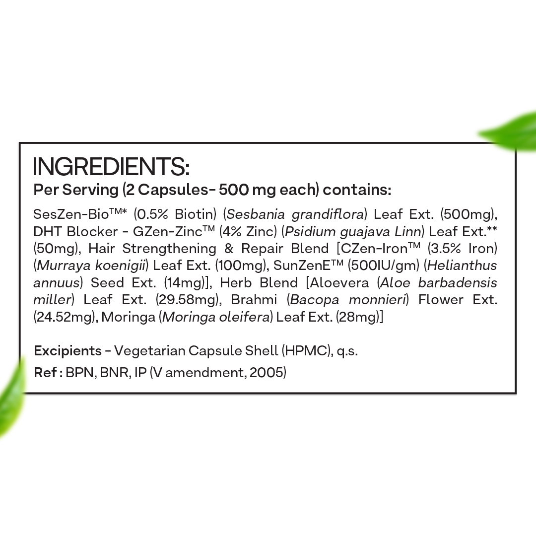Xagox® Hair Vitamins for Hair Re-Growth - 60 Capsules